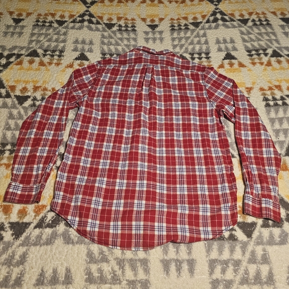CLUB Room Flannel Long-Sleeve Fitted Button-Down Shirt for Men Size Large - Picture 4 of 5